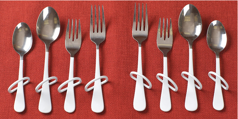 Finger Loop Utensil-Salad Fork - right hand