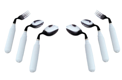 Utensil, comfort grip, 3 oz. Right handed fork