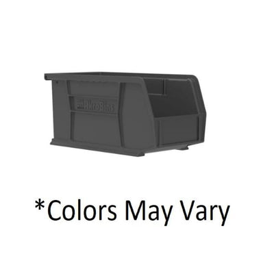 Akro Bin Storage AkroBins 10-7/8x5-1/2x5" Black Polymer With Label Holder 12/Case - Mils - 30230BLACK