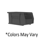 Akro Bin Storage AkroBins 10-7/8x5-1/2x5" Black Polymer With Label Holder 12/Case - Mils - 30230BLACK