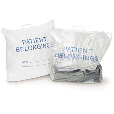 Medegen Medical Products, LLC Bag Patient White/Blue 28x32x4" LLDPE Film 150/Ca - 3549