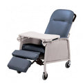 Graham Recliner Three Position Lumex Steel Frame 250lb Capacity Blue Ridge 1/EA - Field/Everest &Jennings - 574G427
