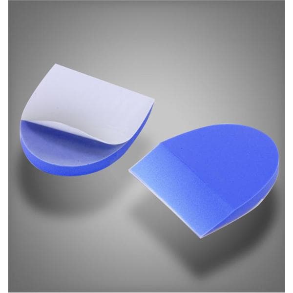 Justin Blair & Co Lift Pad Heel PPT 1/4" Thick Adhesive Blue Size Medium 6Prs/Pk - 22310