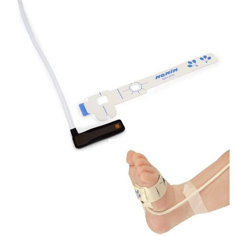 Nonin Medical Sensor SPO2 PureLight Flex For SpO2 Foot Neonatal Reusable Eachch - 0739-000