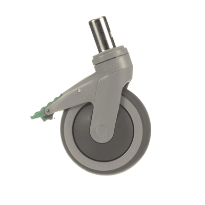 Hillrom Caster, Sr/Lk, Stm, 125mm, Sgl - 6119941
