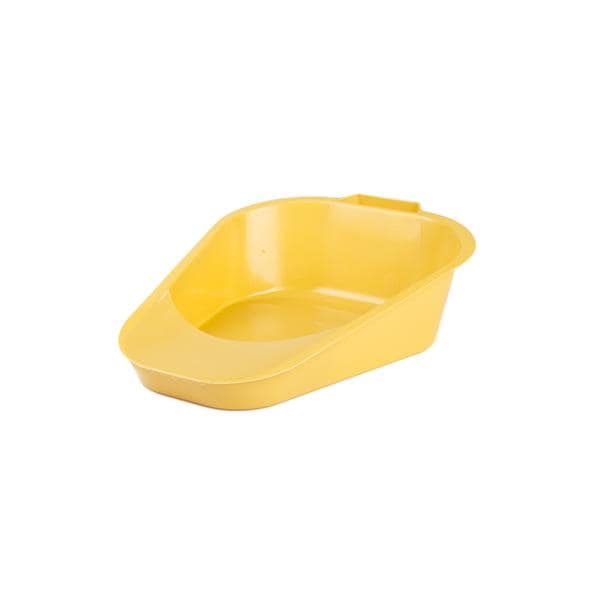 Medegen Medical Products, LLC Bedpan Fracture 1.1qt Gold Plastic Female With Handle 12/Ca - H102-05