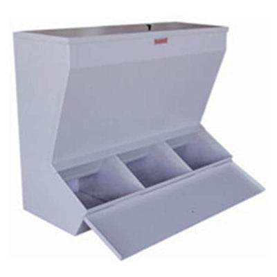 Handler Mfg Co Inc Stone & Plaster Bin Plaster Traps/Bins 3 Compartments Grey Each - 81C