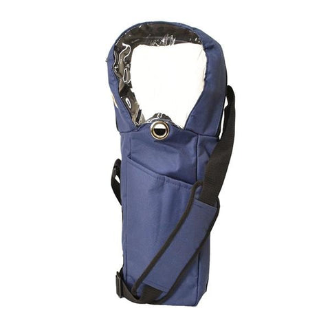 Mada Medical Products Inc Bag Oxygen Blue Zipper Closure Shoulder Strap Each - 1509