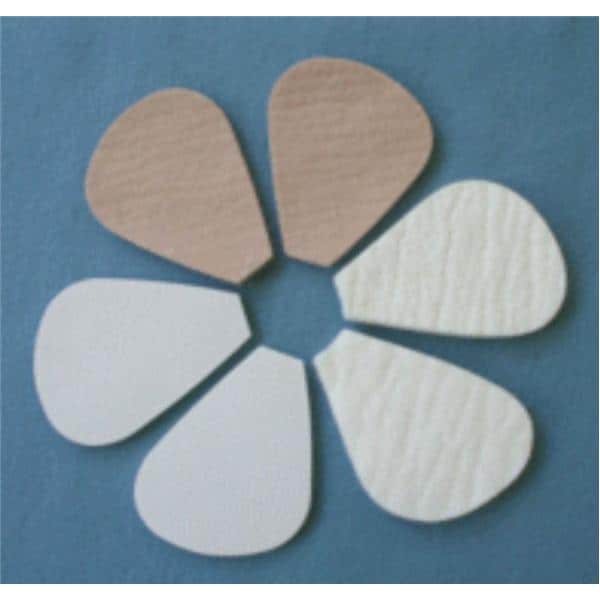 Aetna Felt Corporation Pad Orthopedic Pedi-Pads Mtrsl Foam 1/4" Thick White Sz #106-A Left/Right 100/Pk - 77309LR/2