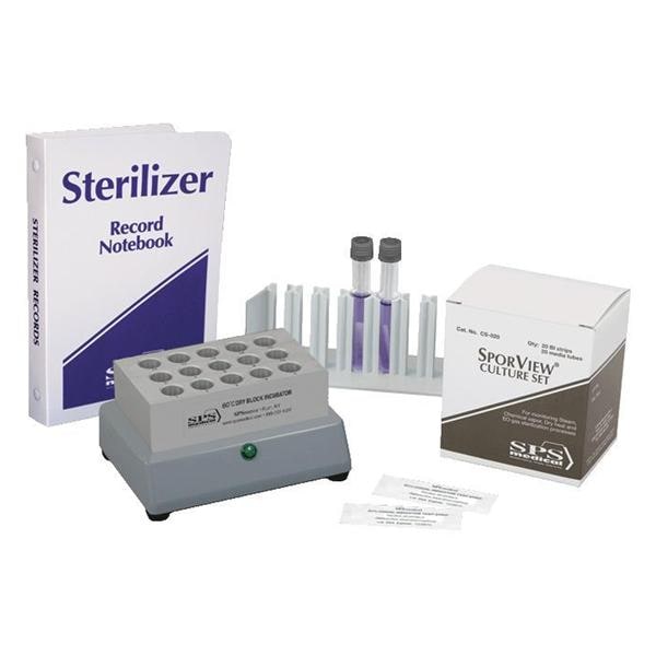 SPS Medical Incubator Dry Block SporView 7 Day Not Made From Natural Rubber Latex Each - NDB-036