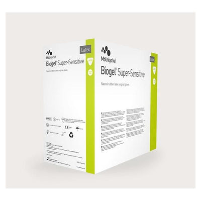 Molnlycke Healthcare Gloves Surgical Biogel Super-Sensitive Powder-Free Latex 7 Sterile Straw 200/Ca - 82570