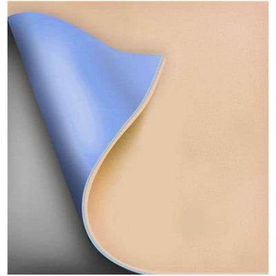 Justin Blair & Co Pad Orthopedic Diab-A-Sheet 19x39 1/8 PPT/.25 Plstzt Non-Adhesive Blue/Tan Eachch - 964030A