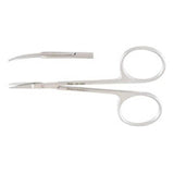 Miltex Scissors Iris 3-1/2" Smooth Curved 15mm Stainless Steel Each - Integra Miltex - 18-1394