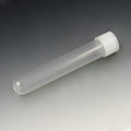 Globe Scientific Test Tube with Attached Screw Cap, 16 x 100mm (12mL), PP, 100 of Re-Sealable Bag, 10 Bags of Case - GS-6180