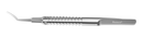 RUMEX  Microcoaxial Capsulorhexis Forceps, Ultrathin, 11.50 mm Curved Jaws, for 2.00 mm Incision, with Alignment Mechanism, Length 106 mm, Stainless Steel