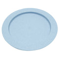 Inner lip plate, plastic, blue , 9"