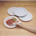 Inner lip plate, plastic, sandstone, 9", 12ea 