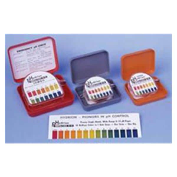 Micro Essential Labs Inc Hydrion Insta-Chek pH Test Strip 0-13 Range Each - 148501