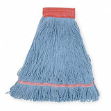 Clamp Quick Change Side-Gate Cotton String Wet Mop Head Blue