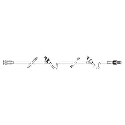 Baxter Healthcare IV Extension Set 20" Male Luer Lock Adapter/Retractable Collar 48/Ca - 2C8606