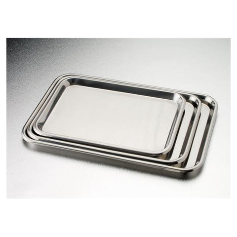 Dukal Corporation Tray Instrument Stainless Steel 15-1/8x10-1/2x5/8" 12/Bx - 4262