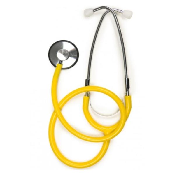 Graham Stethoscope Acoustic Yellow 22" Lightweight Nonchill 1-Head Eachch - Field/Everest &Jennings - 04-300Y