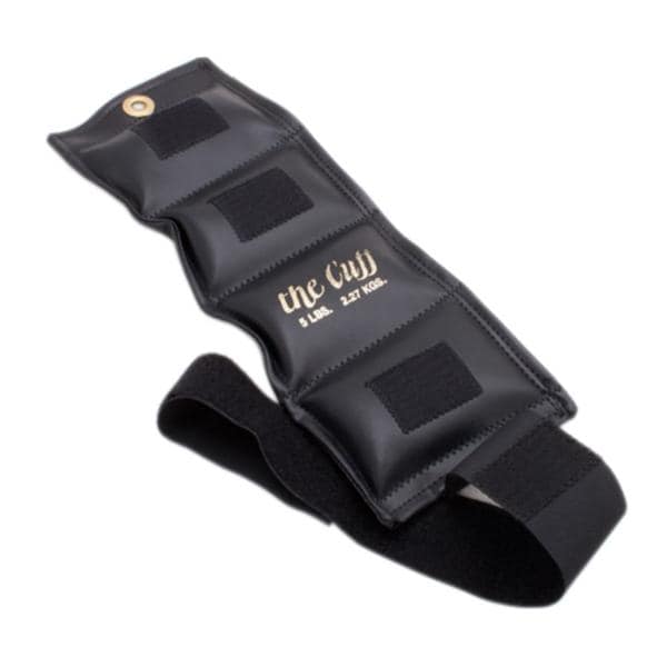 Fabrication Enterprises Cuff Weight The Cuff Original 5lb Black Ankle/Wrist/Thigh Each - 10-0209