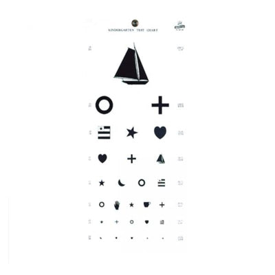 Graham Chart Vision Snellen Letters 22x11" Each - Field/Everest &Jennings - 1243