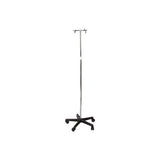 Dukal Corporation Stand IV Pole Dukal 2 hook 20" Base 47-84" Height Adjustment Each - 4355