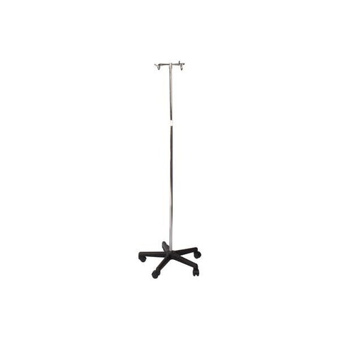 Dukal Corporation Stand IV Pole Dukal 2 hook 20" Base 47-84" Height Adjustment Each - 4355