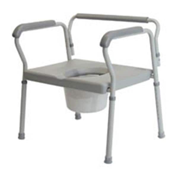 Graham Commode 3-In-1 Lumex Imperial 400lb Capacity Rubber Tips 26x16.5-23.5" 2/Ca - Field/Everest &Jennings - 7446A-2