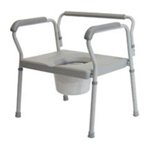 Graham Commode 3-In-1 Lumex Imperial 400lb Capacity Rubber Tips 26x16.5-23.5" 2/Ca - Field/Everest &Jennings - 7446A-2