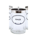 Graham Jar Gauze 7x4-1/4" Clear Glass With Stainless Steel Cover Each - Field/Everest &Jennings - 3454A G