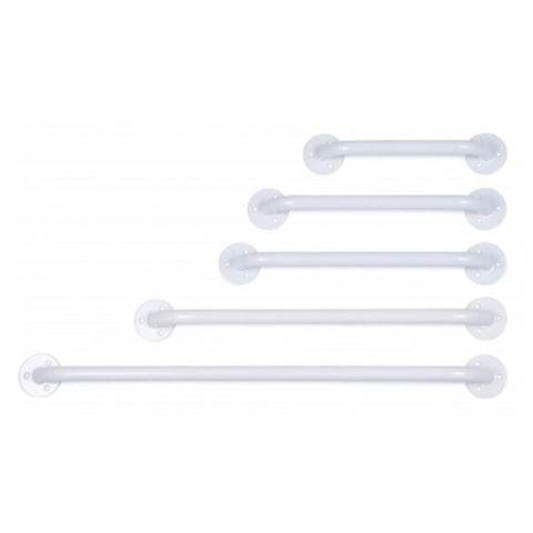 Graham Bar Grab Lumex Versaguard Straight 18" Wall Mount Steel/Enamel White 3/Ca - Field/Everest &Jennings - 40133A