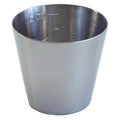 Graham Graduated Cup Medicine Stainless Steel 2 oz Silver Each - Field/Everest &Jennings - 83-3241