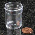 Globe Scientific Jar, Wide Mouth, 15mL (1 of 2oz), PS and PP, 33mm Opening, 1 x 1 7/16" (Screw Cap Packaged Separately)