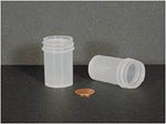 Globe Scientific Jar, Wide Mouth, 26mL (7 of 8oz), PS and PP, 33mm Opening, 1 x 1 7/8" (Screw Cap Packaged Separately) -  GS-6364