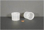 Globe Scientific Jar, Wide Mouth, 60mL (2oz), PS and PP, 53mm Opening, 1 13 of 16 x 1 11 of 16" (Screw Cap Packaged Separately)