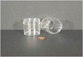 Globe Scientific Jar, Wide Mouth, 90mL (3oz), PS and PP, 58mm Opening, 1 15 of 16 x 2" (Screw Cap Packaged Separately)