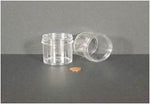 Globe Scientific Jar, Wide Mouth, 90mL (3oz), PS and PP, 58mm Opening, 1 15 of 16 x 2" (Screw Cap Packaged Separately)