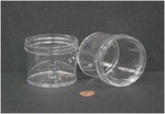 Globe Scientific Jar, Wide Mouth, 120mL (4oz), PS and PP, 70mm Opening, 2 7 of 16 x 2 3 of 16" (Screw Cap Packaged Separately)