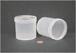 Globe Scientific Jar, Wide Mouth, 180mL (6oz), PS, 70mm Opening, 2 7 of 16 x 2 5of 8" (Screw Cap Packaged Separately)