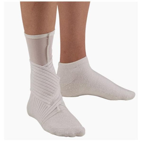 Deroyal Industries Inc Support Compression Figure 8 Ank Mesh/Elastic White Sz Large 10-12" Universal Each - 4016-03
