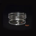 Globe Scientific Jar, Wide Mouth, 120mL (4oz), PS and PP, 89mm Opening, 3 3 of 16 x 1 3 of 8" (Screw Cap Packaged Separately)