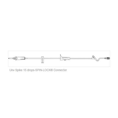 B. Braun Medical Inc. IV Administration Set Vista Pump Ndls Inj Site: 6 113 15Drp 18.4mL 50/Ca - 352229
