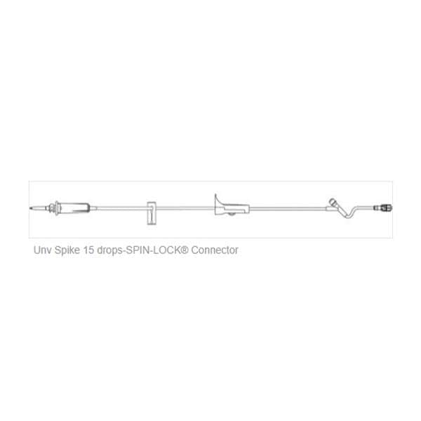 B. Braun Medical Inc. IV Administration Set Vista Pump Ndls Inj Site: 6 113 15Drp 18.4mL 50/Ca - 352229