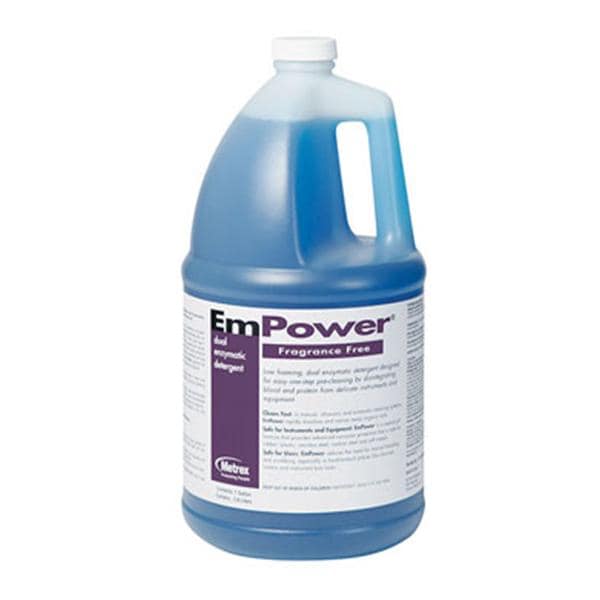 Metrex/TotalCare Detergent Pre-Cleaner Low Foaming EmPower Bottle 1 Gallon Fragrance Free 1/Ga, 4 Each/CA - 36800