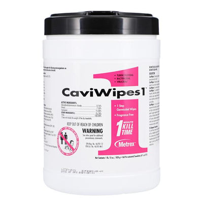 Metrex/TotalCare Towelette Surface Disinfectant CaviWipes1 160/Cn, 12 CN/CA - 13-5100