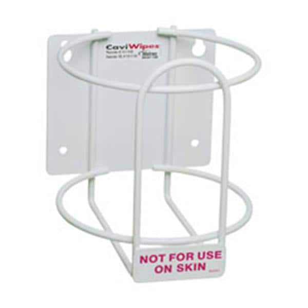 Metrex/TotalCare Bracket Dispenser CaviWipes White Metal Each - 13-1175