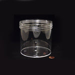 Globe Scientific Jar, Wide Mouth, 960mL (32oz), PS and PP, 120mm Opening, 4 3 of 8 x 3 3 of 4" (Screw Cap Packaged Separately)